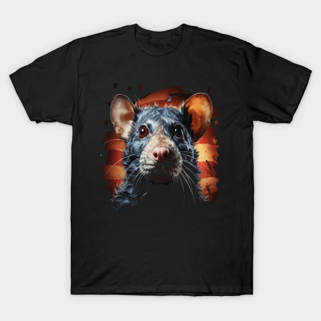 Patriotic Rat T-Shirt by JH Mart